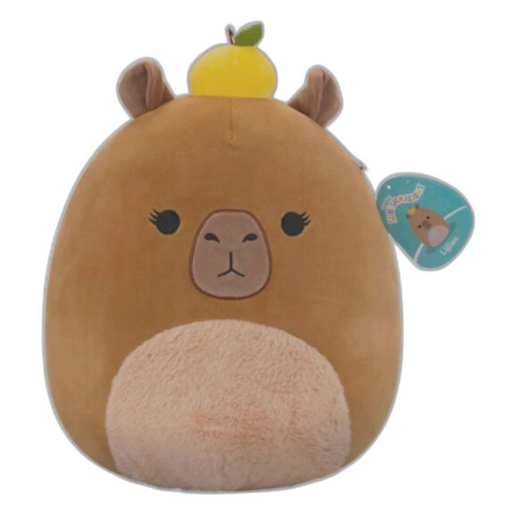 Squishmallows Tangerine Lijjian is a 5" brown and tan Capybara. - Picture 1 of 5